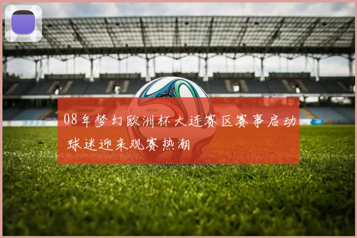 08年梦幻欧洲杯大连赛区赛事启动 球迷迎来观赛热潮